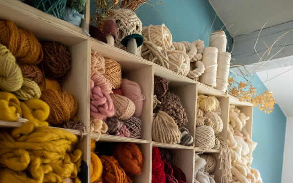 atelier d'artiste et laines